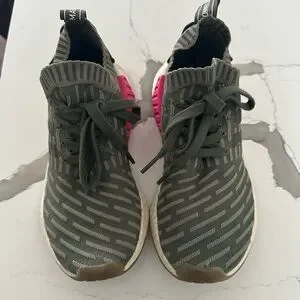 adidas gazelle silver green womens Adidas NMD CS2 Primeknit Boost Trace Green Pink